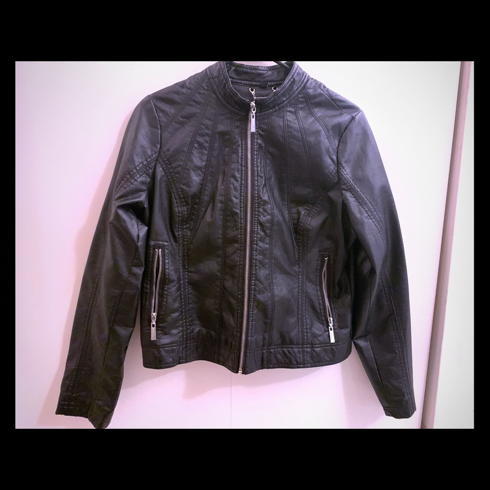 Joujou Faux Leather Jacket - Never Worn
